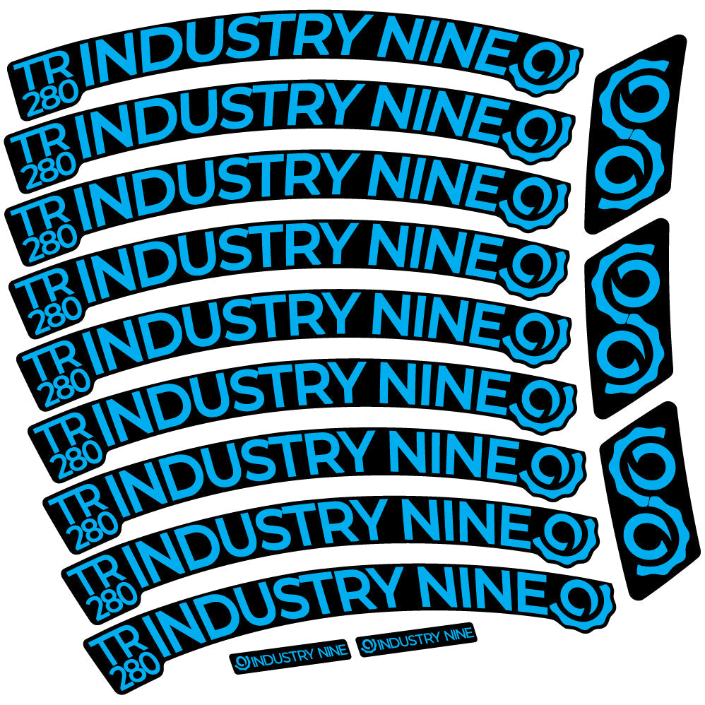 Stickers Industry Nine Trail 280 Carbon compatibles Autocollants roues