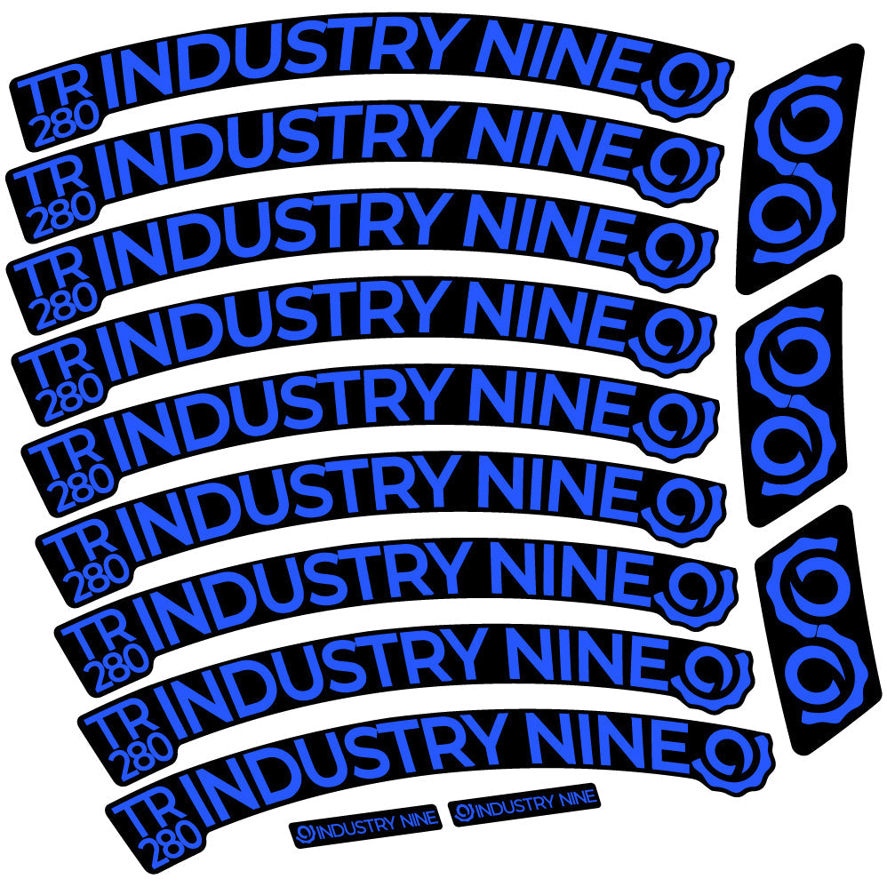Stickers Industry Nine Trail 280 Carbon compatibles Autocollants roues