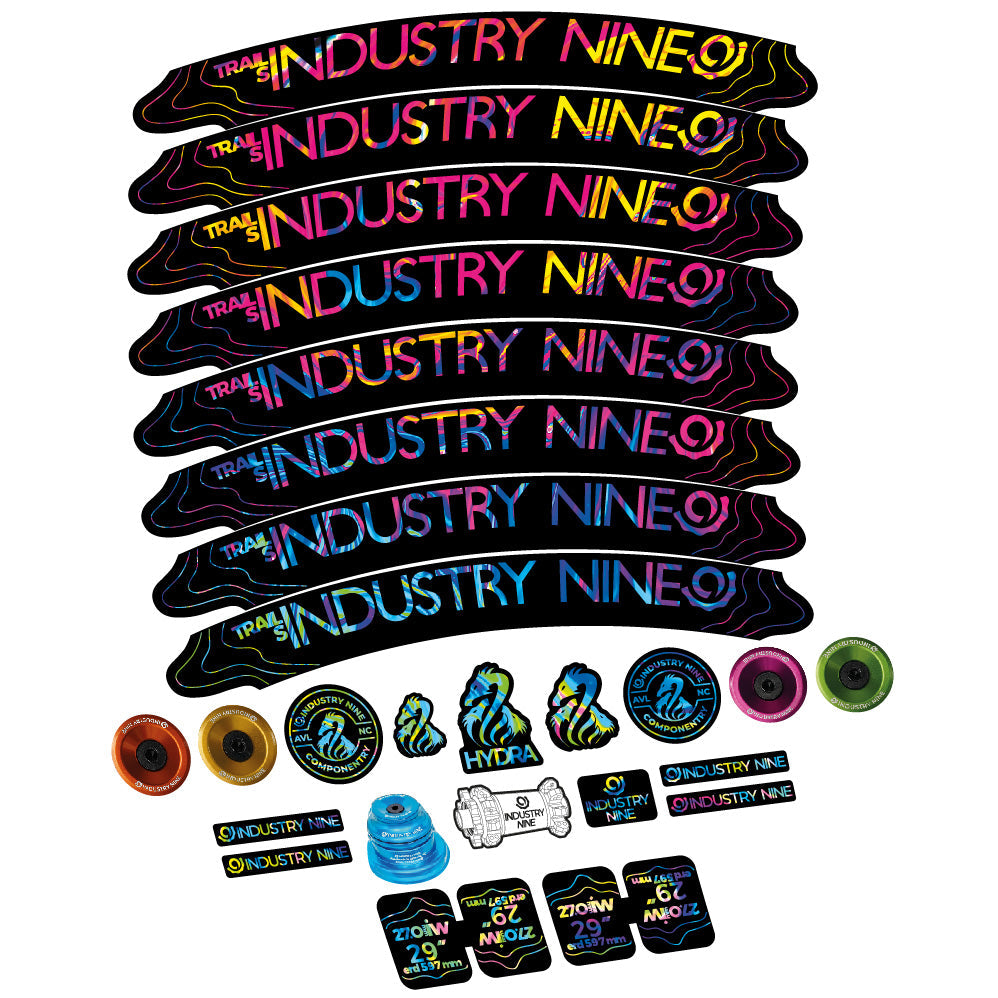 Stickers Industry Nine Trail S compatibles Autocollants roues VTT 29"
