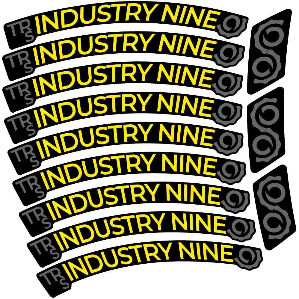 Stickers Industry Nine Trail S Carbon compatibles Autocollants roues