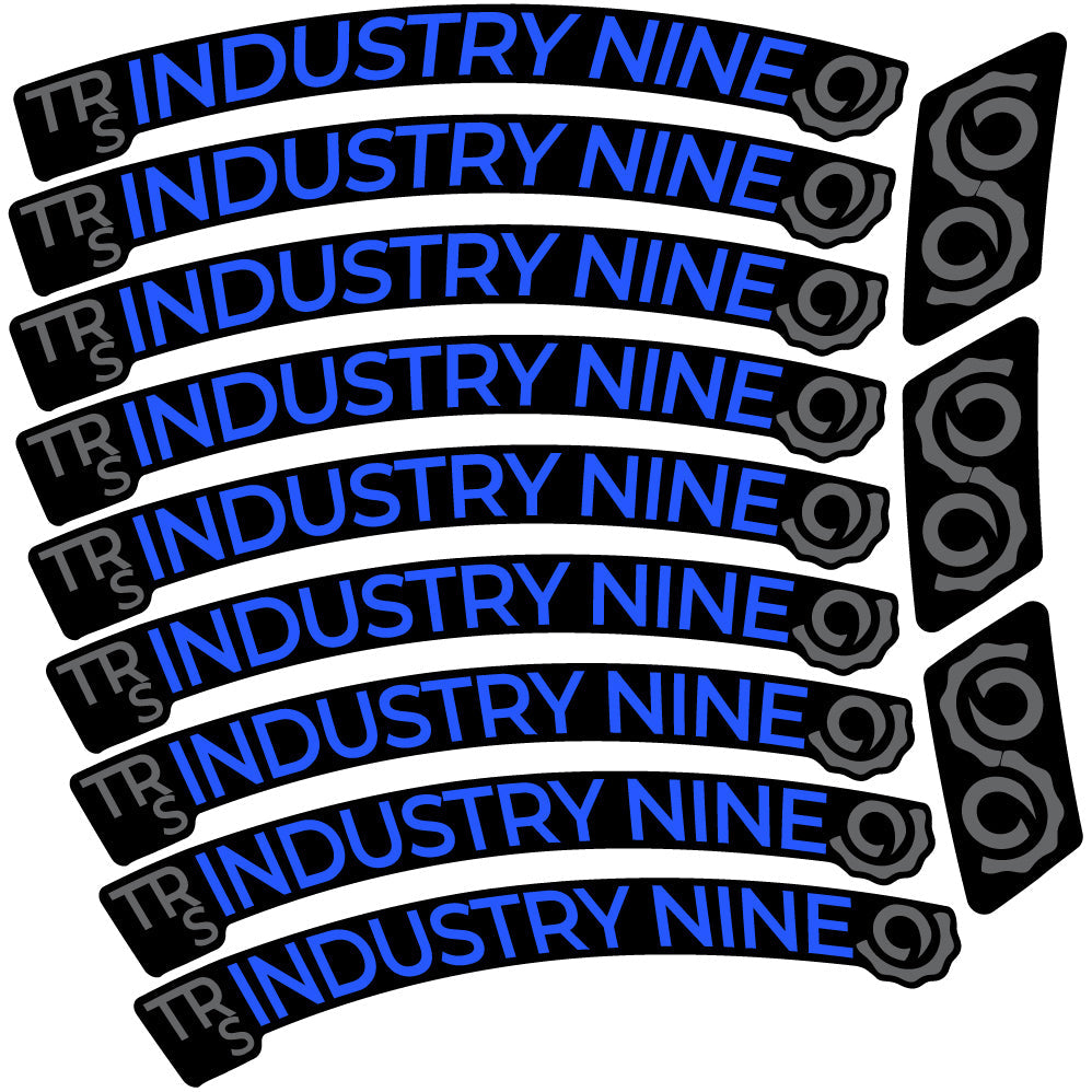 Stickers Industry Nine Trail S Carbon compatibles Autocollants roues