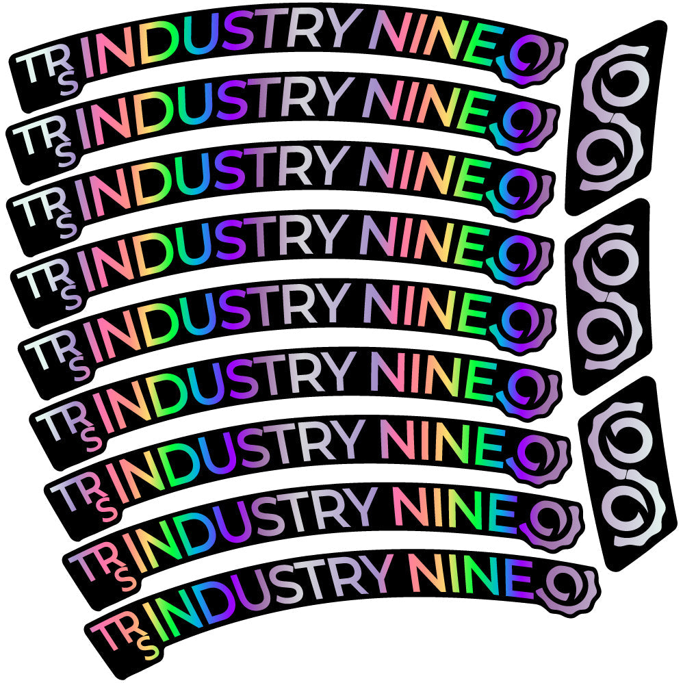 Stickers Industry Nine Trail S Carbon compatibles Autocollants roues