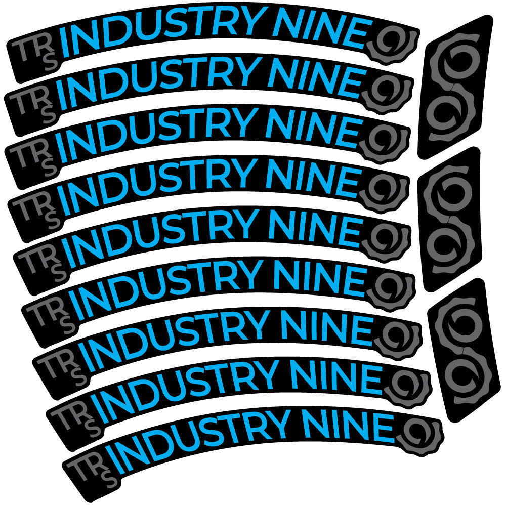 Stickers Industry Nine Trail S Carbon compatibles Autocollants roues