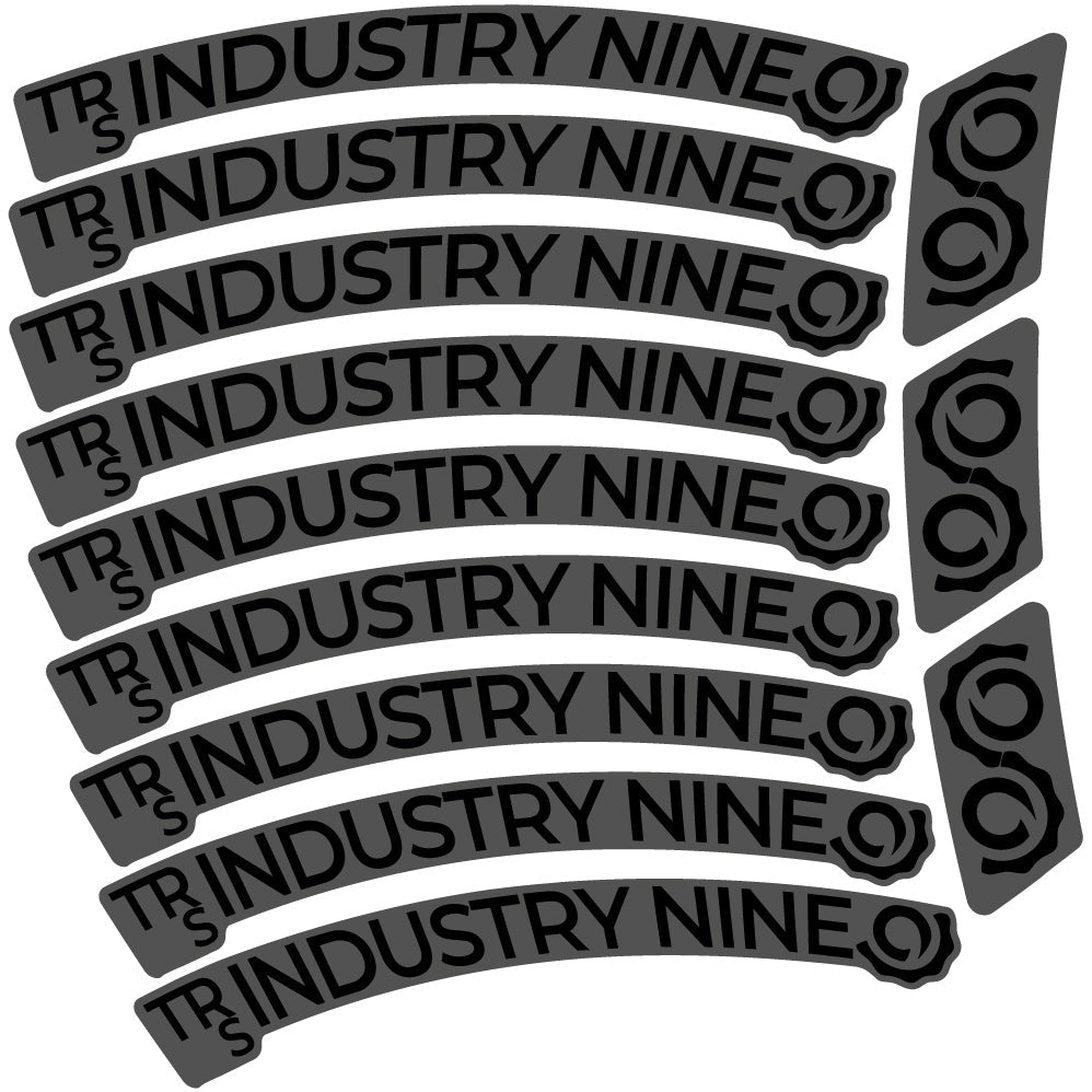 Stickers Industry Nine Trail S Carbon compatibles Autocollants roues