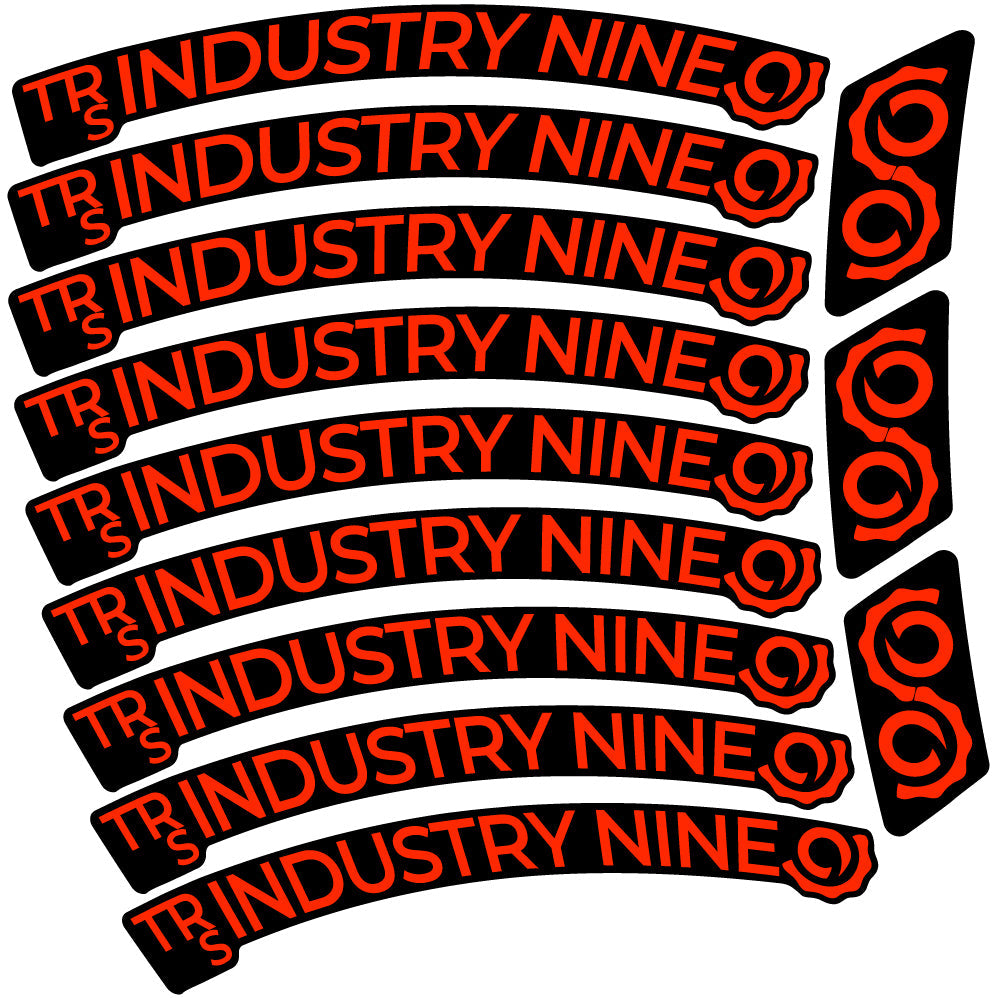 Stickers Industry Nine Trail S Carbon compatibles Autocollants roues