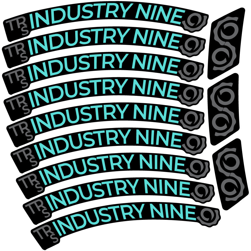 Stickers Industry Nine Trail S Carbon compatibles Autocollants roues