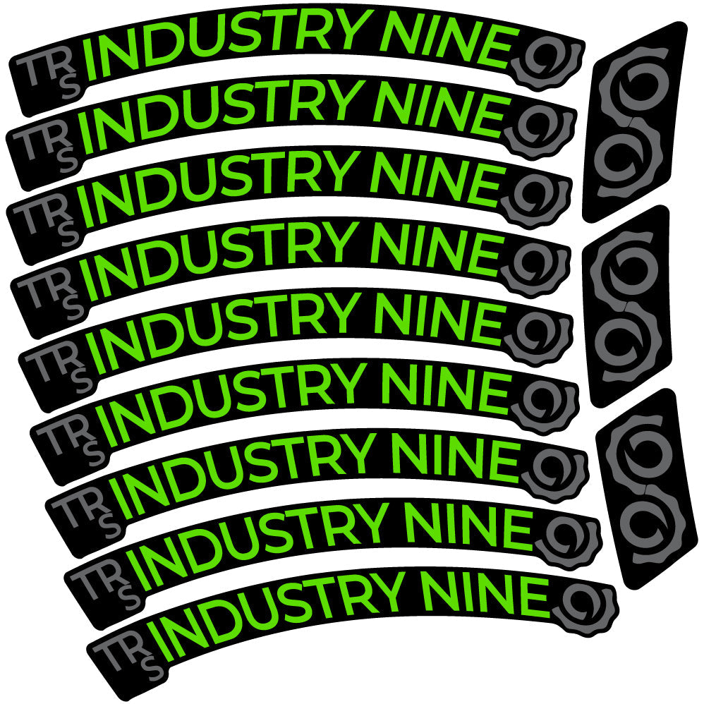 Stickers Industry Nine Trail S Carbon compatibles Autocollants roues