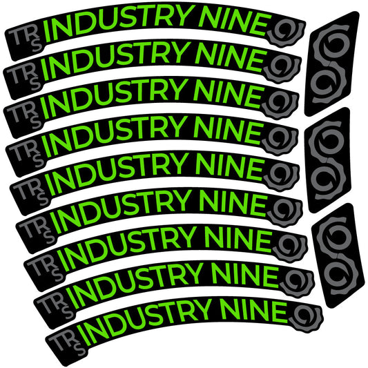 Stickers Industry Nine Trail S Carbon compatibles Autocollants roues
