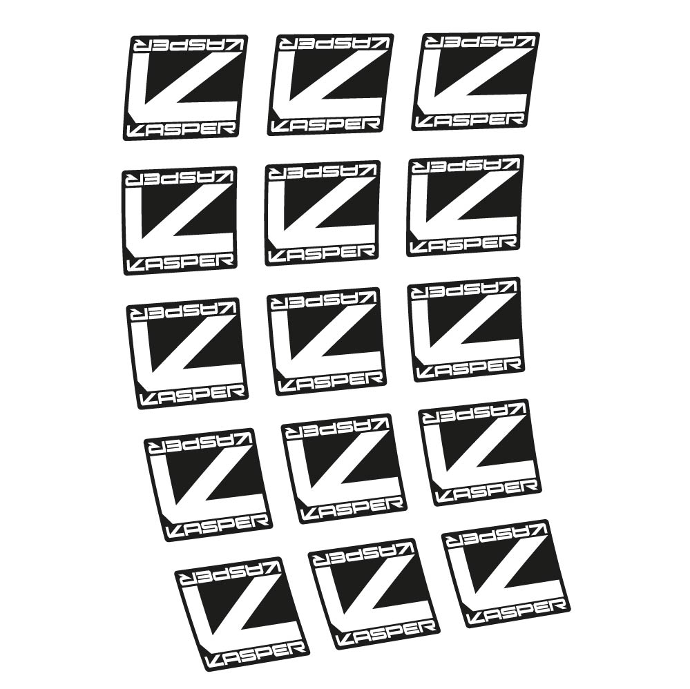 Stickers Kasper Wheels compatibles - Autocollants roue vélo VTT