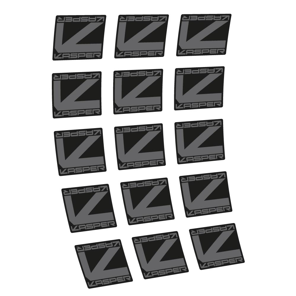 Stickers Kasper Wheels compatibles - Autocollants roue vélo VTT