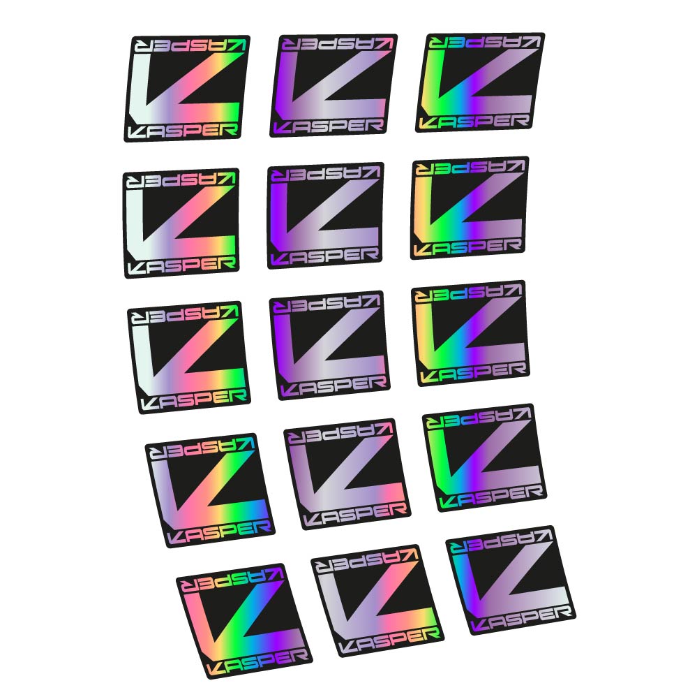 Stickers Kasper Wheels compatibles - Autocollants roue vélo VTT
