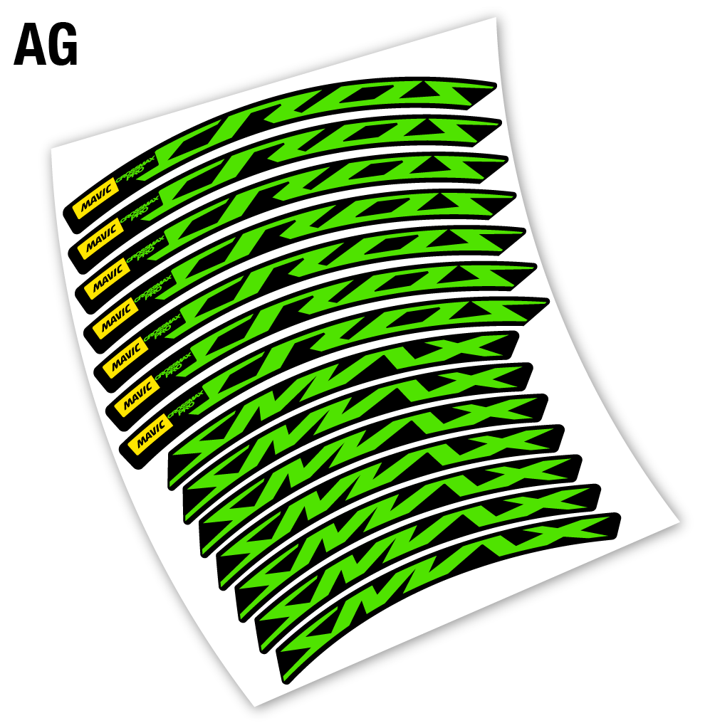 Stickers Mavic Crossmax Pro 2019 compatibles Autocollants roues VTT