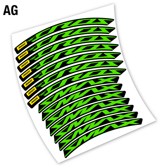 Stickers Mavic Crossmax Pro 2019 compatibles Autocollants roues VTT