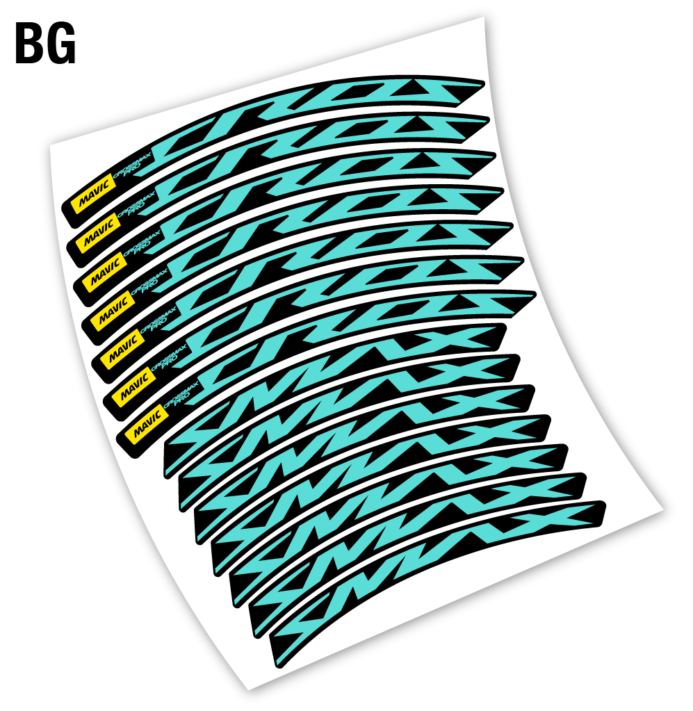 Stickers Mavic Crossmax Pro 2019 compatibles Autocollants roues VTT