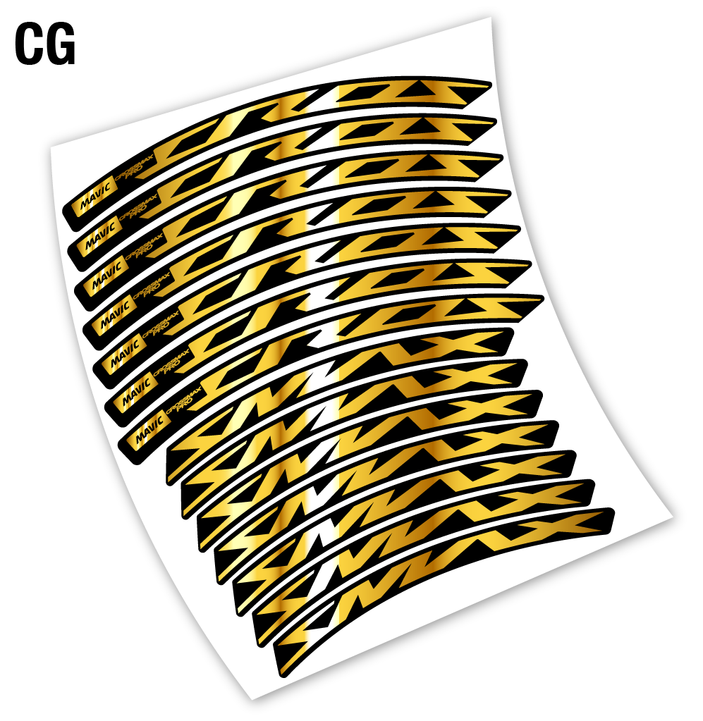 Stickers Mavic Crossmax Pro 2019 compatibles Autocollants roues VTT