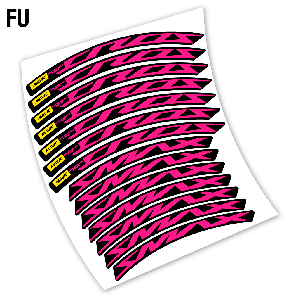 Stickers Mavic Crossmax Pro 2019 compatibles Autocollants roues VTT