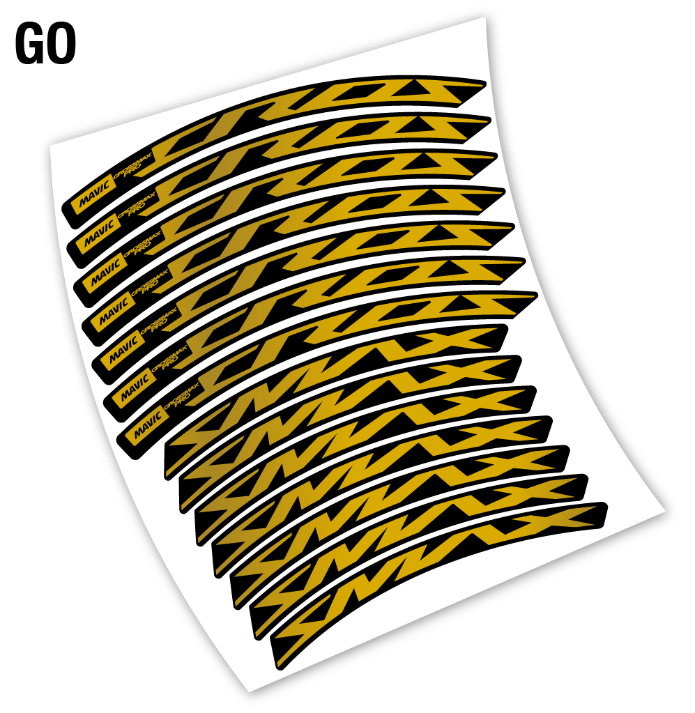 Stickers Mavic Crossmax Pro 2019 compatibles Autocollants roues VTT