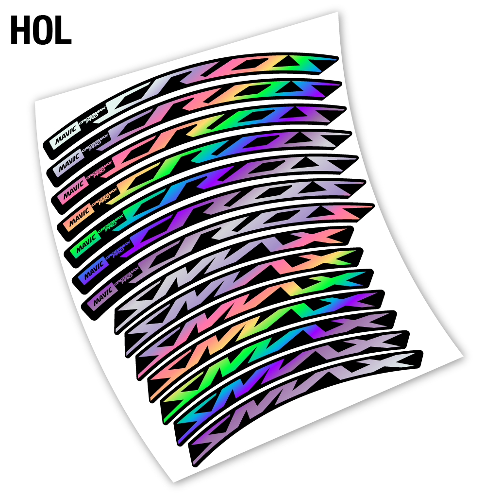 Stickers Mavic Crossmax Pro 2019 compatibles Autocollants roues VTT