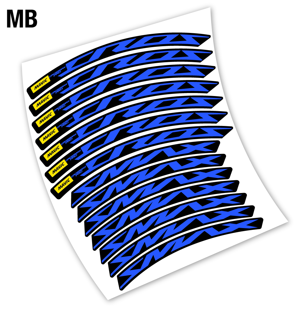Stickers Mavic Crossmax Pro 2019 compatibles Autocollants roues VTT
