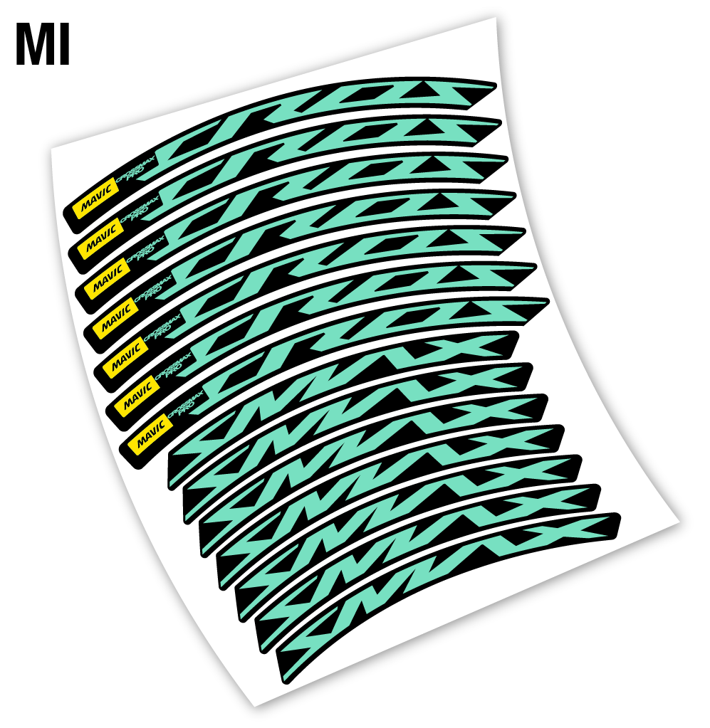Stickers Mavic Crossmax Pro 2019 compatibles Autocollants roues VTT