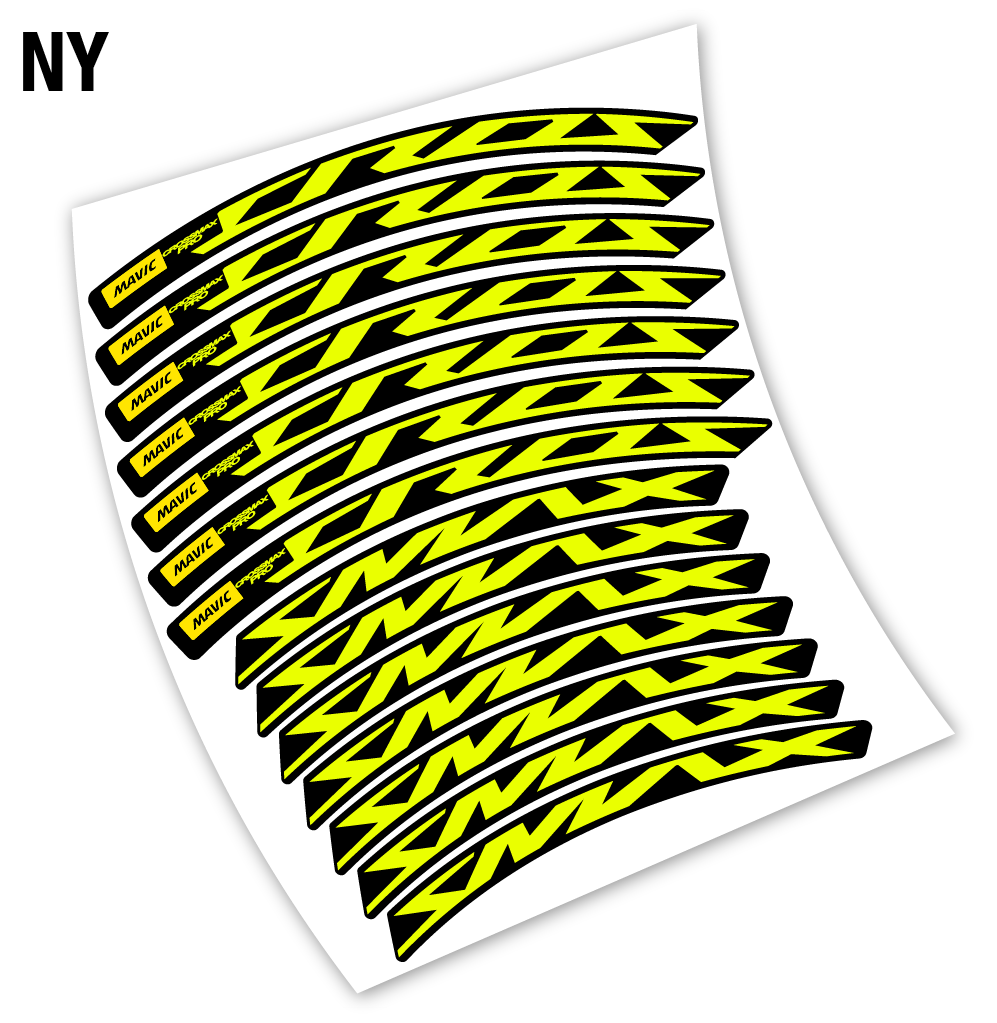Stickers Mavic Crossmax Pro 2019 compatibles Autocollants roues VTT