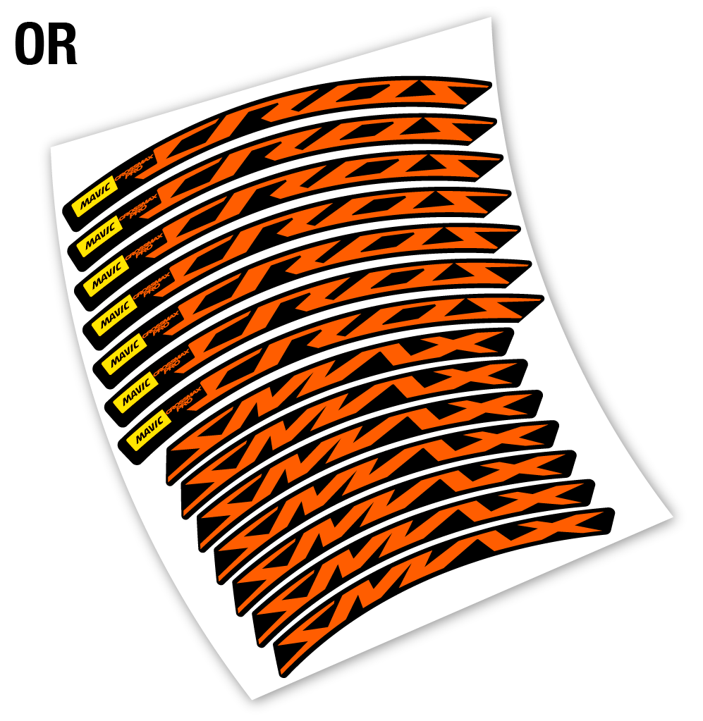 Stickers Mavic Crossmax Pro 2019 compatibles Autocollants roues VTT