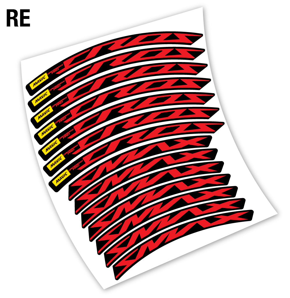 Stickers Mavic Crossmax Pro 2019 compatibles Autocollants roues VTT