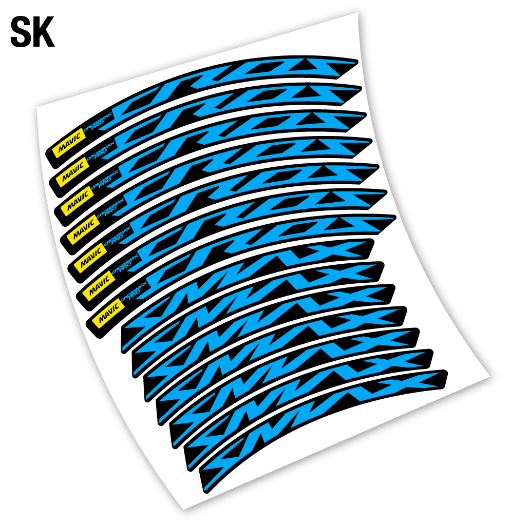 Stickers Mavic Crossmax Pro 2019 compatibles Autocollants roues VTT