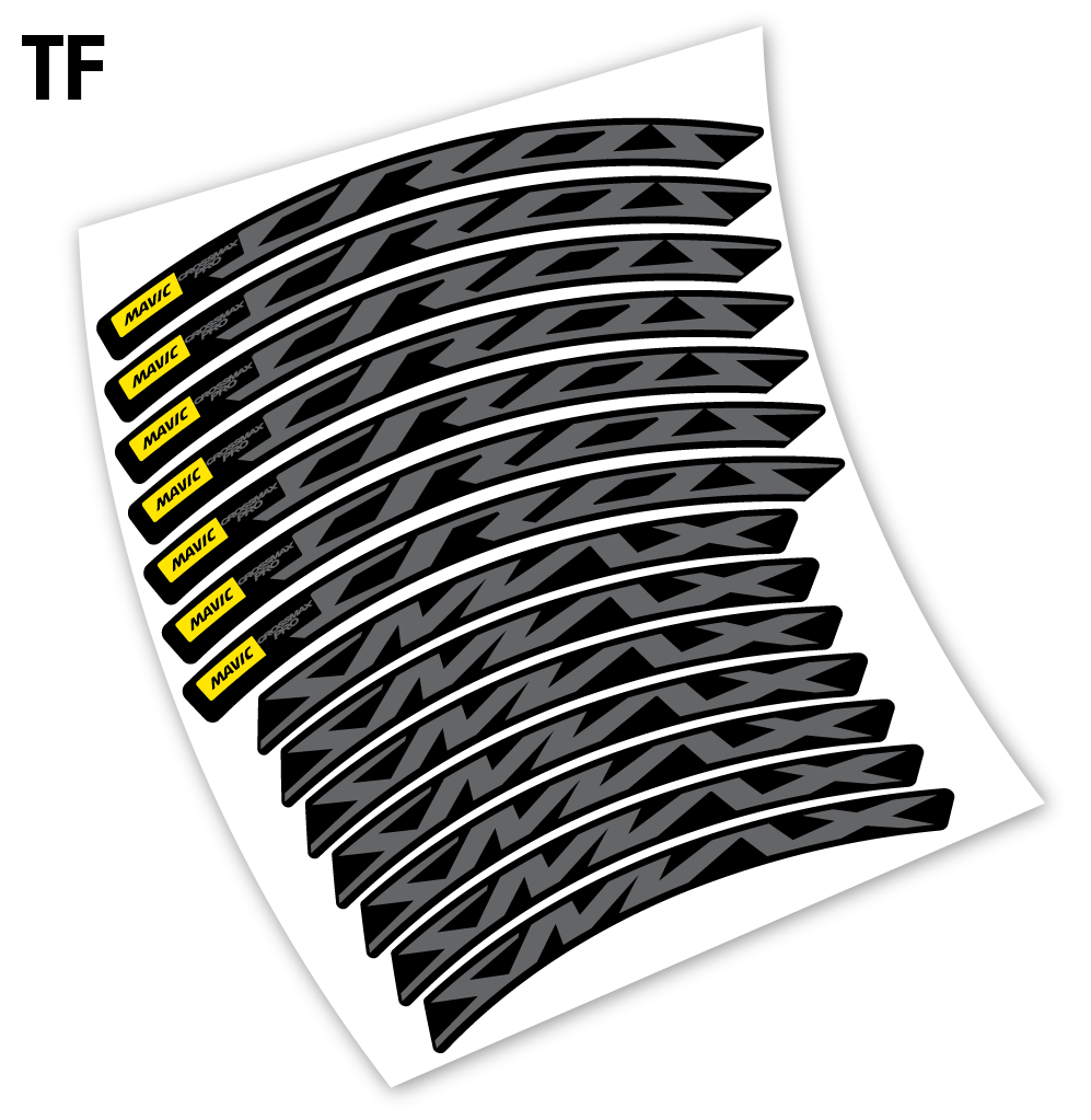 Stickers Mavic Crossmax Pro 2019 compatibles Autocollants roues VTT