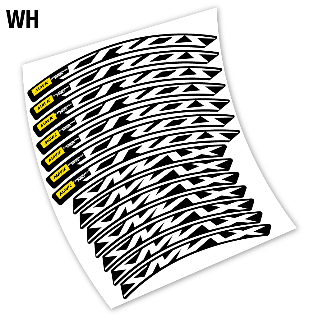 Stickers Mavic Crossmax Pro 2019 compatibles Autocollants roues VTT