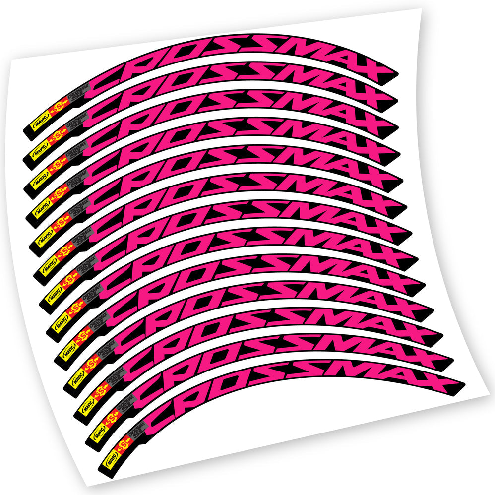 Stickers Mavic Crossmax SL Pro Ltd 2015 compatibles Autocollants roues VTT