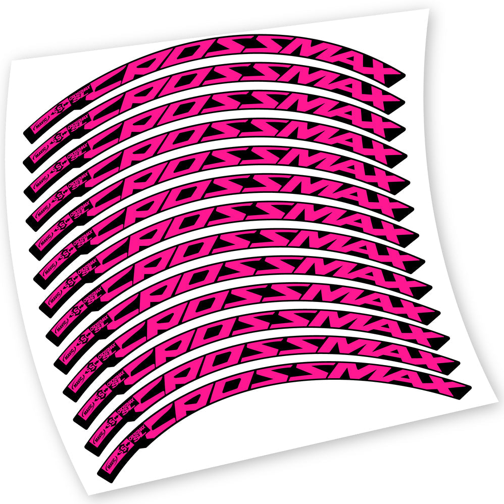 Stickers Mavic Crossmax SL Pro Ltd 2015 compatibles Autocollants roues VTT