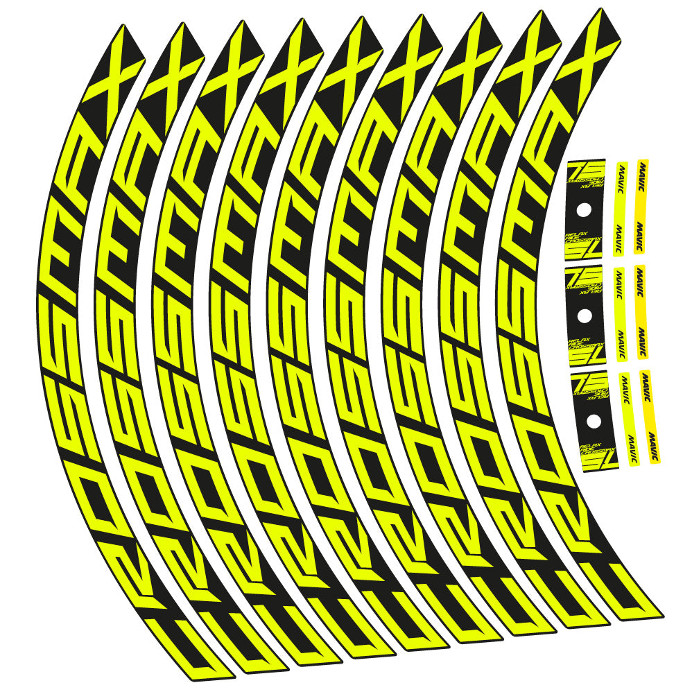 Stickers Mavic Crossmax SL 2021 compatibles Autocollants roues VTT 29"