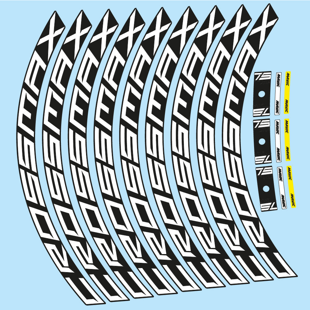 Stickers Mavic Crossmax SL 2021 compatibles Autocollants roues VTT 29"