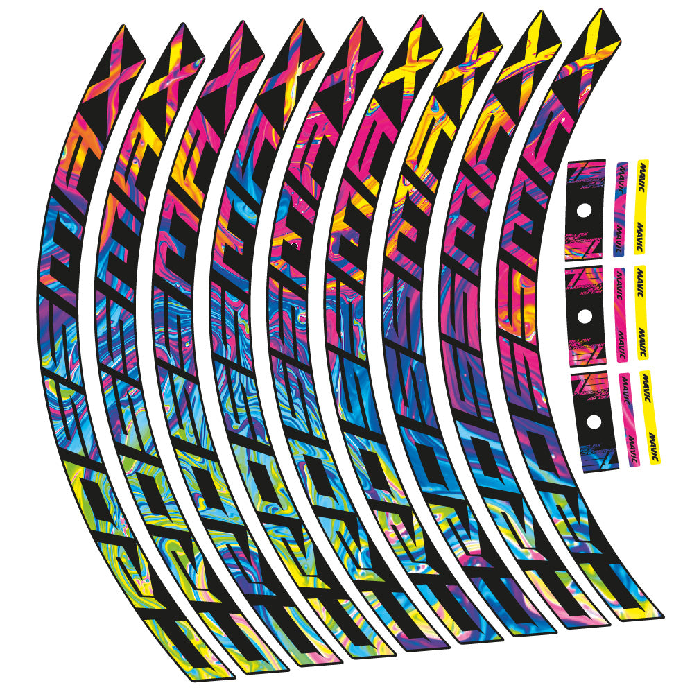 Stickers Mavic Crossmax SL 2021 compatibles Autocollants roues VTT 29"