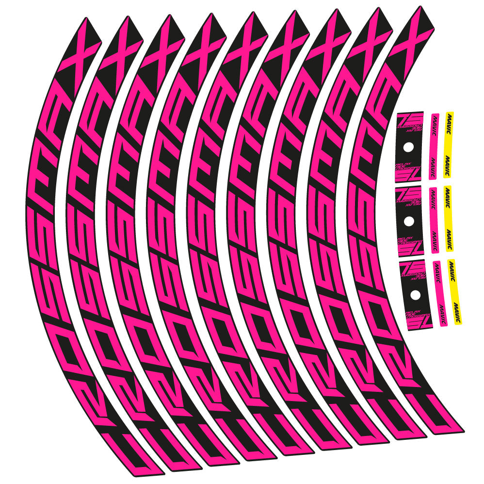 Stickers Mavic Crossmax SL 2021 compatibles Autocollants roues VTT 29"