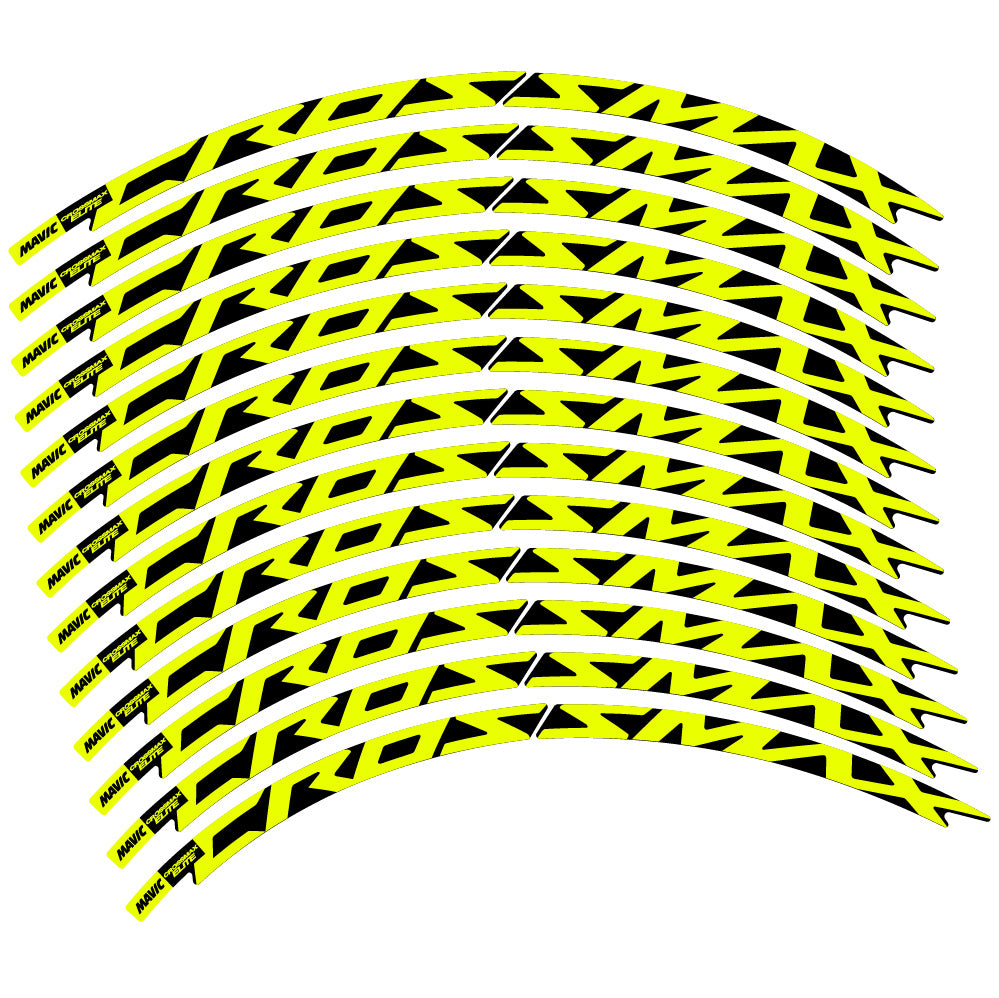 Stickers Mavic Crossmax Elite 2021 compatibles Autocollants roues VTT 29"