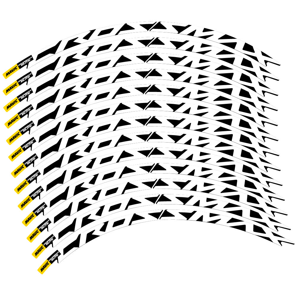 Stickers Mavic Crossmax Elite 2021 compatibles - Autocollants roue vélo VTT