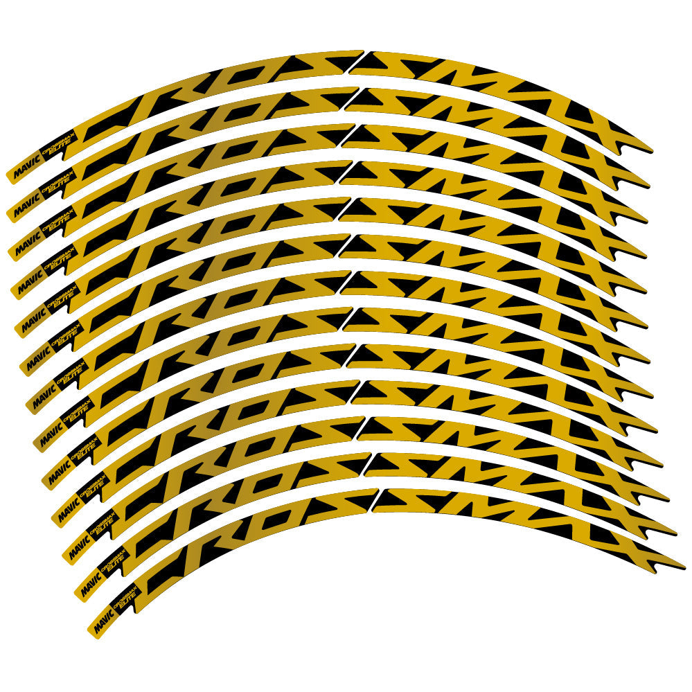 Stickers Mavic Crossmax Elite 2021 compatibles - Autocollants roue vélo VTT