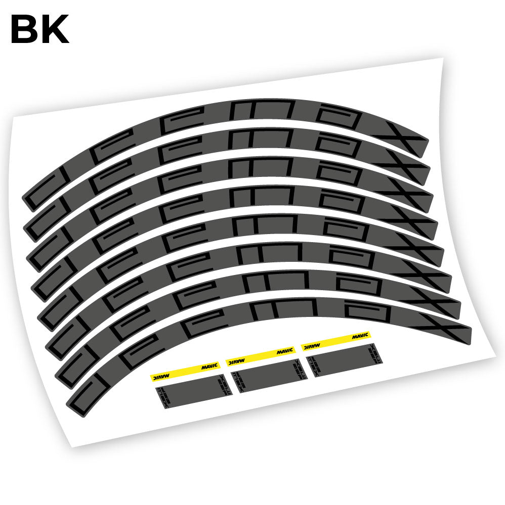 Stickers Mavic Deemax 2021 compatibles Autocollants roues