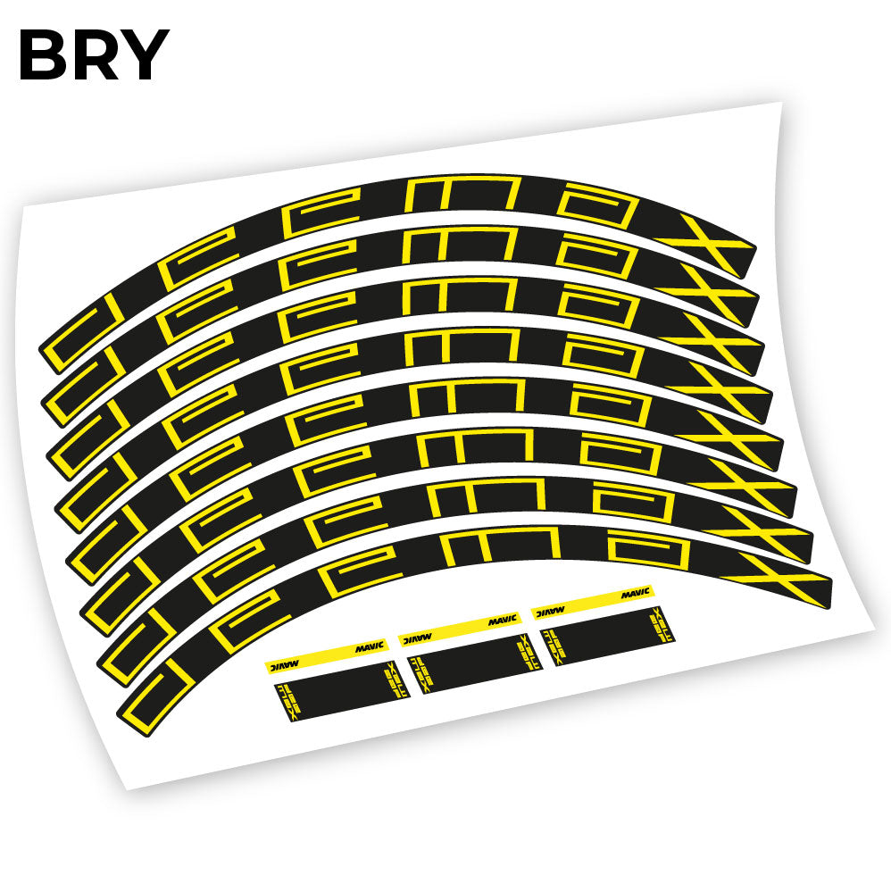 Stickers Mavic Deemax 2021 compatibles Autocollants roues