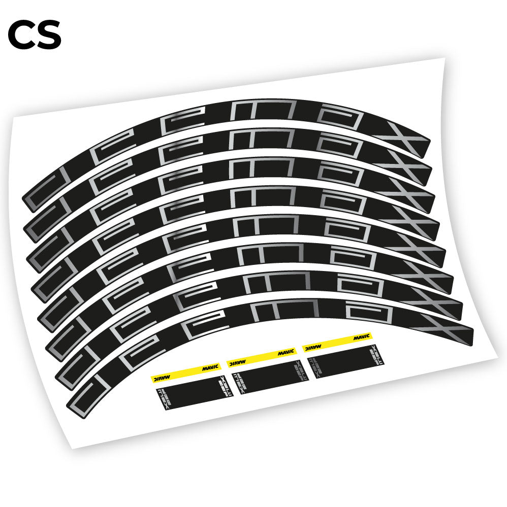 Stickers Mavic Deemax 2021 compatibles Autocollants roues