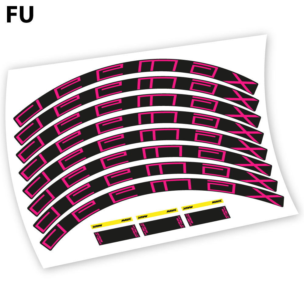 Stickers Mavic Deemax 2021 compatibles Autocollants roues