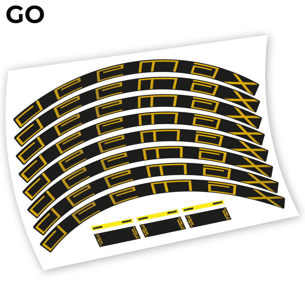 Stickers Mavic Deemax 2021 compatibles Autocollants roues