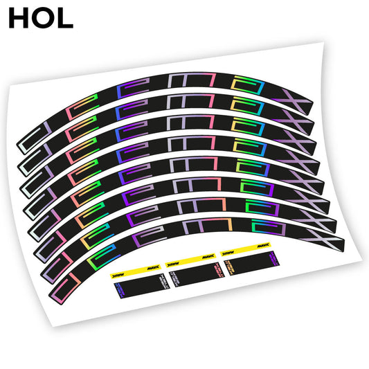 Stickers Mavic Deemax 2021 compatibles Autocollants roues