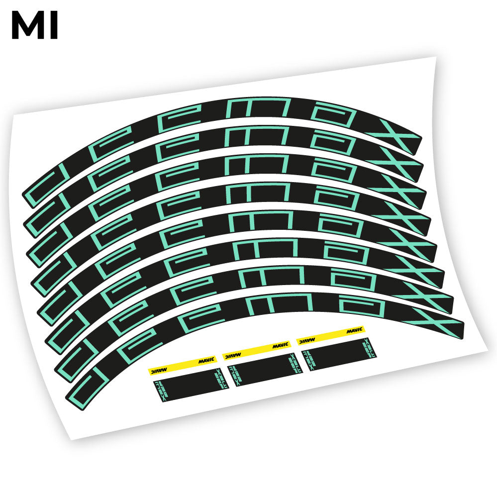 Stickers Mavic Deemax 2021 compatibles Autocollants roues