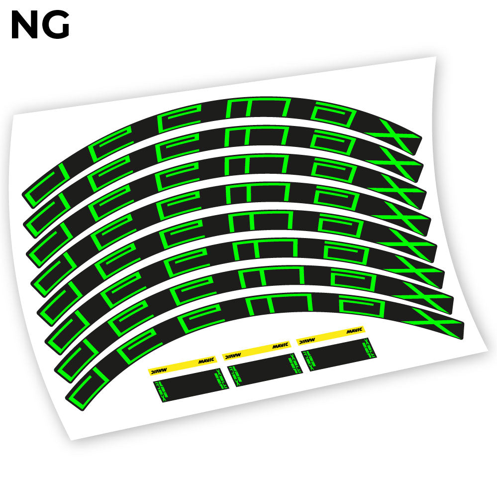 Stickers Mavic Deemax 2021 compatibles Autocollants roues