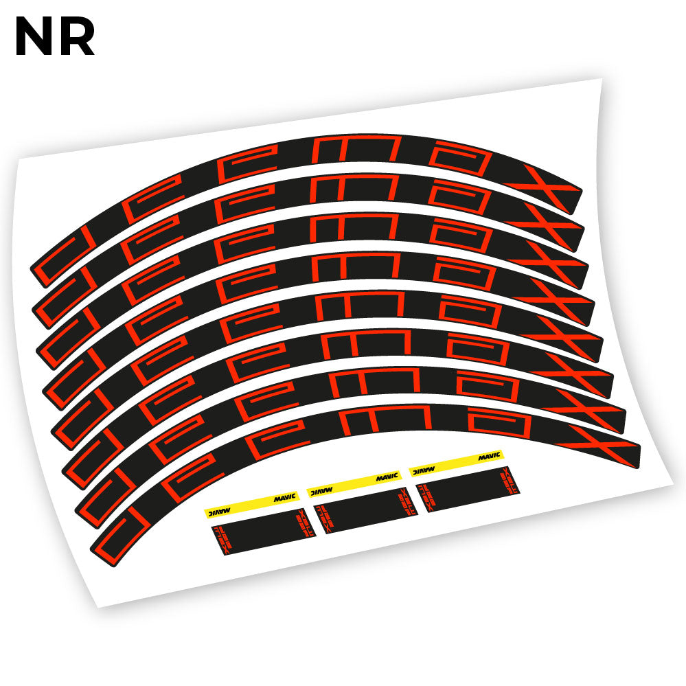 Stickers Mavic Deemax 2021 compatibles Autocollants roues