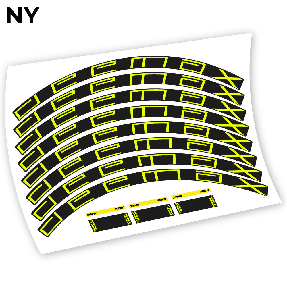 Stickers Mavic Deemax 2021 compatibles Autocollants roues
