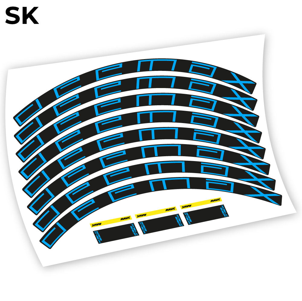 Stickers Mavic Deemax 2021 compatibles Autocollants roues